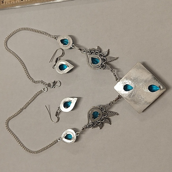 Blue topaz set - Picture 3 of 7